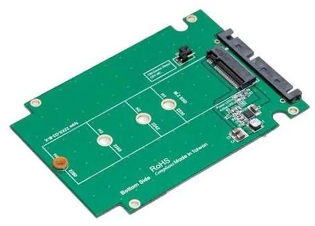 Main image of 2.5" SATA III to M.2 B-Key SATA SSD 2230 2242 2260 2280 2.5" Adapter Aluminum Enclosure SY-ADA40092