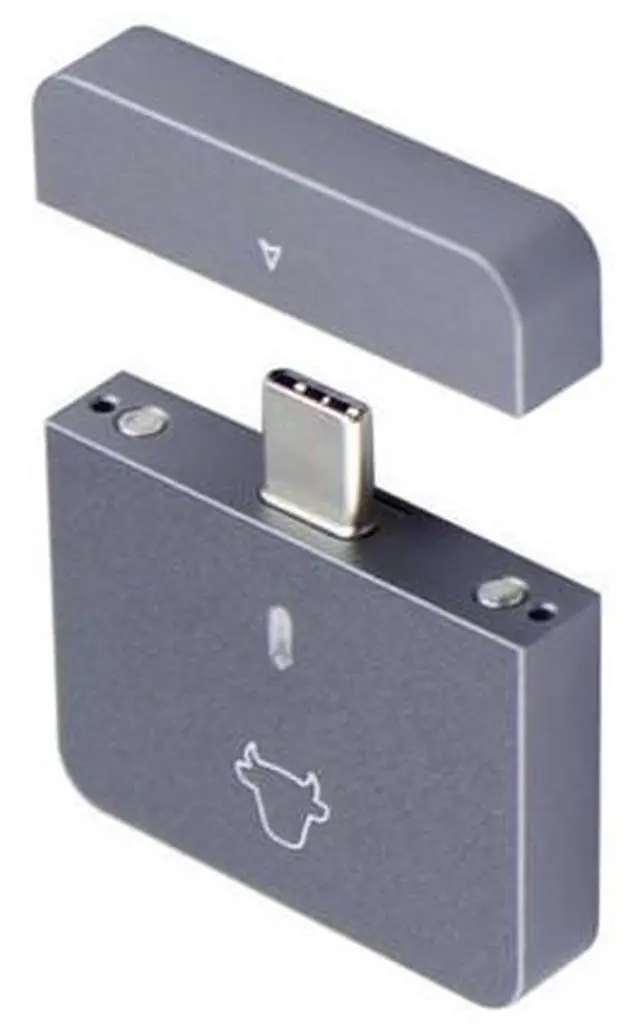 Main image of BIBABLYKE NVMe 2230 SSD Enclosure Box USB C A 10Gbps Fast Data Transfer Supports PCIe SSD No Driver Needed Aluminium Alloy