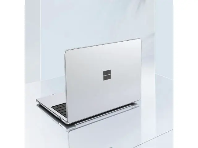 Alt view image 2 of 5 - G JGOO Crystal Clear Case for 13-inch Microsoft Surface Laptop 2025 Model 2095, Windows 11 Touchscreen Copilot+ PC, Protective Plastic Hard Shell Case + Keyboard Cover +Screen Protector, Transparent