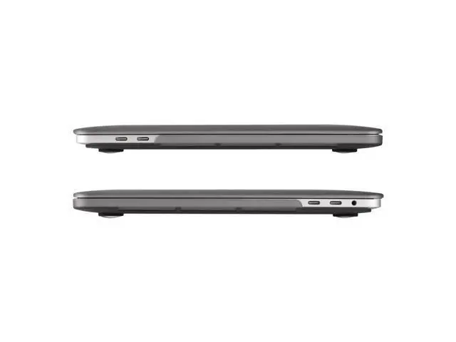 Alt view image 5 of 5 - UESWILL Case Compatible with 2019 2018 2017 2016 Release MacBook Pro 15 inch with Touch Bar Model A1990 A1707, Hard Shell Case with Black Keyboard Cover, Gray