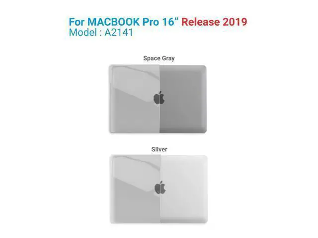 Alt view image 3 of 5 - IBENZER Compatible with MacBook Pro 16 Inch Case A2141 Release 2020 2019, Hard Shell Case with Keyboard Cover & Type C Adapter for Old Version Mac Pro 16, Crystal Clear, T16CYCL+1TC