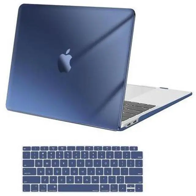Main image of MOSISO Compatible with MacBook Air 13 inch Case 2022 2021 2020 2019 2018 Release A2337 M1 A2179 A1932 Touch ID, Plastic Hard Shell Cover&Keyboard Cover for MacBook Air 13.3 inch Case, Crystal Midnight
