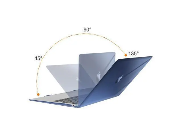Alt view image 4 of 5 - MOSISO Compatible with MacBook Air 13 inch Case 2022 2021 2020 2019 2018 Release A2337 M1 A2179 A1932 Touch ID, Plastic Hard Shell Cover&Keyboard Cover for MacBook Air 13.3 inch Case, Crystal Midnight
