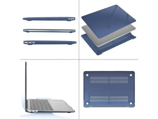 Alt view image 5 of 5 - MOSISO Compatible with MacBook Air 13 inch Case 2022 2021 2020 2019 2018 Release A2337 M1 A2179 A1932 Touch ID, Plastic Hard Shell Cover&Keyboard Cover for MacBook Air 13.3 inch Case, Crystal Midnight