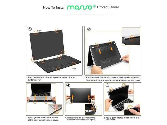 Alt view image 3 of 5 - MOSISO Compatible with MacBook Pro 13 inch Case M2 2025, 2024, 2023, 2022-2016 A2338 M1 A2251 A2289 A2159 A1989 A1708 A1706, Plastic Hard Shell&Keyboard Cover&Screen Film&Storage Bag, Airy Blue