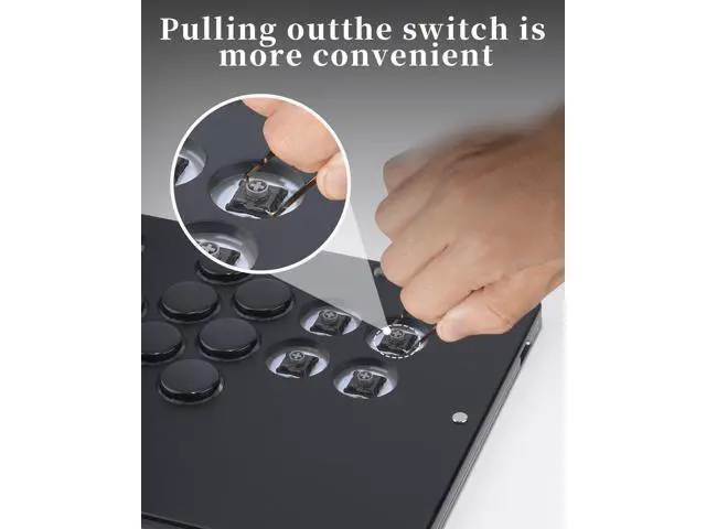 Alt view image 2 of 5 - Kailh Shadow Hunting Switch Customized Low Profile Switches for Cosmoxgaming All-Button Leverless Controller & Mechanical Keyboard (20 PCS) (Shodow Hunting Switch)