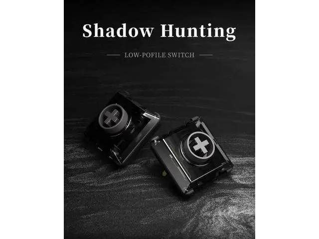 Alt view image 4 of 5 - Kailh Shadow Hunting Switch Customized Low Profile Switches for Cosmoxgaming All-Button Leverless Controller & Mechanical Keyboard (20 PCS) (Shodow Hunting Switch)