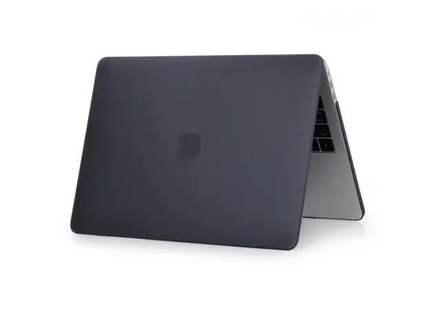 Alt view image 5 of 5 - Se7enline Compatible with MacBook Pro 15 2016/2017/2018 Case Smooth Soft-Touch Matte Frosted Plastic Hard Cover for Mac Pro 15 inch A1707/A1990 with Touch Bar & Touch ID &Keyboard Cover,Frosted Black