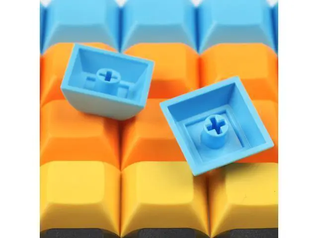 Alt view image 4 of 5 - YMDK DSA Profile PBT Blank Keycap Set for Ergo Ergodox Planck Preonic Lily 58 Keyboard
