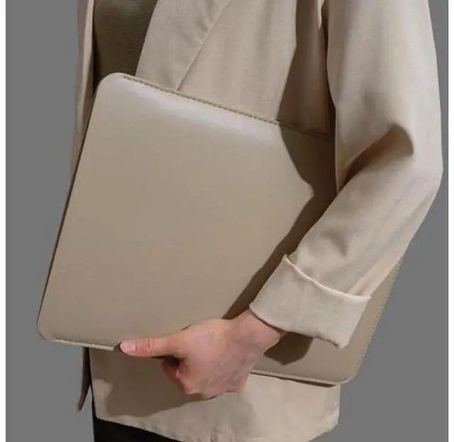 Alt view image 3 of 5 - Benfan Laptop Sleeve 15.3 Inch Compatible with 2024 New 15 MacBook Air A3114 A2941 Color Khaki