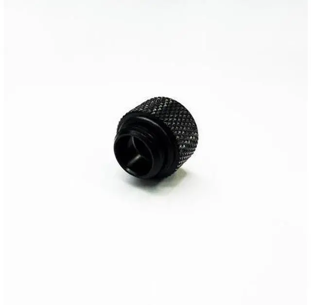 Alt view image 4 of 5 - Dracaena.io 6 Pack G1/4" 10mm Height Male to Female Extender Fittings, Brass Compression Fittings with O Rings for PC Liquid Cooling Loop, Water Cooling Tube Connectors, Black