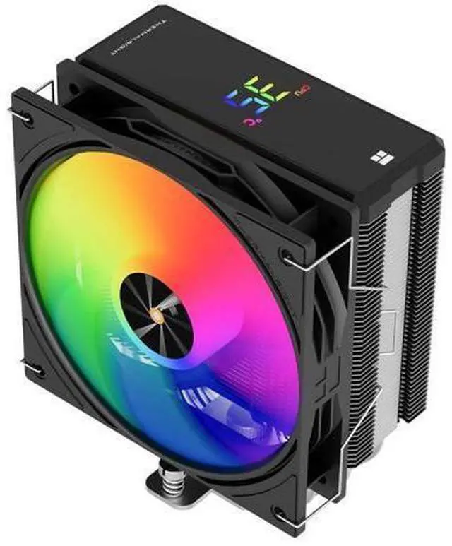 Main image of Thermalrlght Assassin X 120R Digital ARGB Black CPU Cooler, 120mm PWM Quiet CPU Fan, AGHP 4th Technology, Support Intel lga1700/1851/1150/1151/1200,AMD:AM4/AM5,Digital Screen Top Cover
