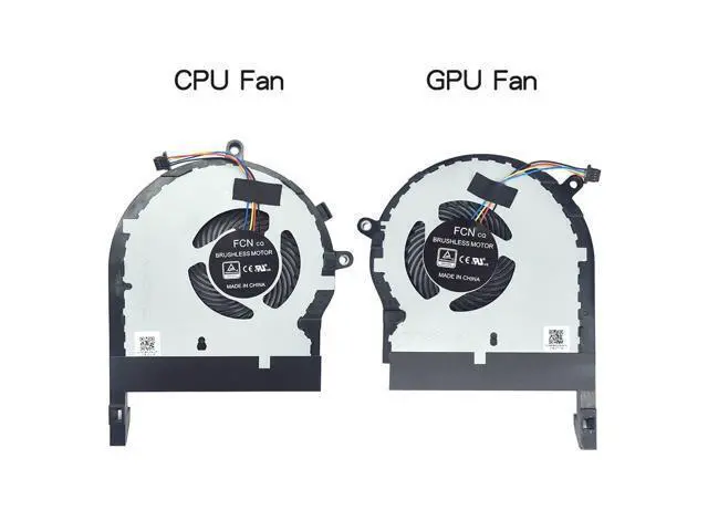 Alt view image 3 of 5 - New Replacement Cooling Fans for FX504 FX80G ZX80G FX80GE FX80FE Series Laptop CPU+GPU Fan One Pair