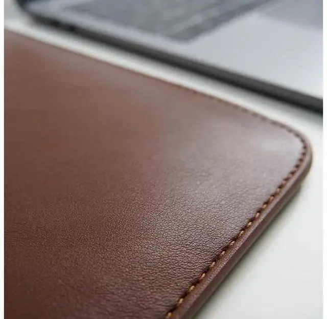Alt view image 3 of 5 - Benfan Laptop Sleeve 14 Inch Compatible with New 14 inch MacBook Pro A2992/2918 M3 A2442, A2779, Surface Laptop 13.5 Color Dark Brown