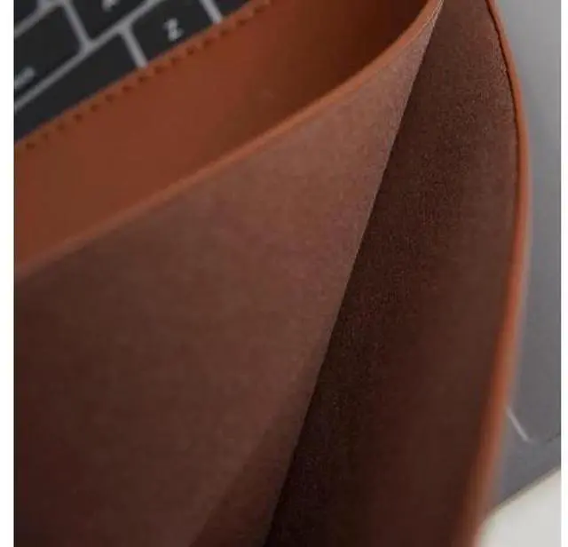 Alt view image 5 of 5 - Benfan Laptop Sleeve 14 Inch Compatible with New 14 inch MacBook Pro A2992/2918 M3 A2442, A2779, Surface Laptop 13.5 Color Dark Brown