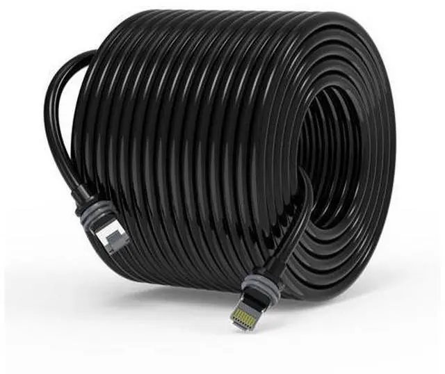 Main image of Fanktoo 131.2FT/ 40M Starlink Gen 3 Cable for Star Link Generation 3 V3/ Mini, Replacement Extension Starlink Ethernet Cable Waterproof (Black)