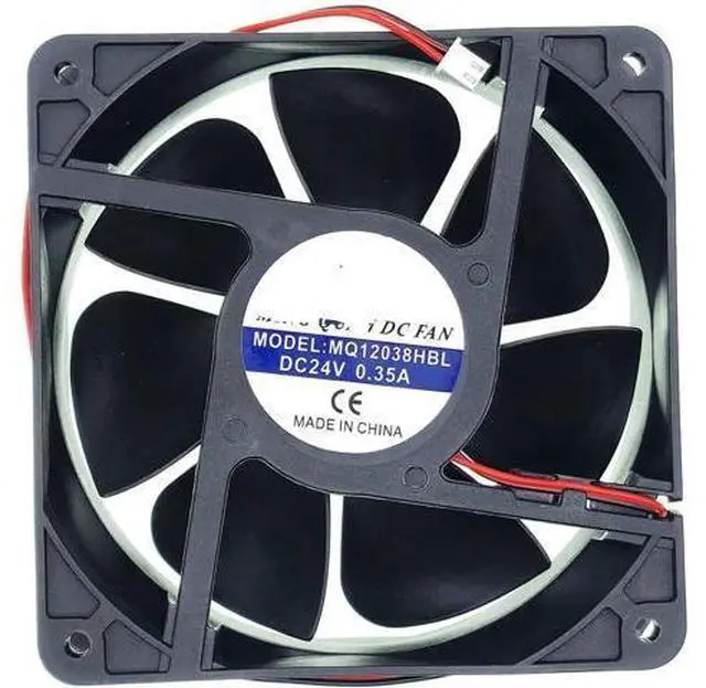 Main image of for MQ12038HBL DC24V 0.35A 12CM Cooling Fan DC AXIAL Fan Silent Cooling Fan 2-Pin 2-Wire