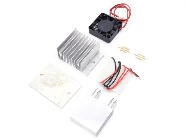 Alt view image 2 of 5 - TEC1-12706 Thermoelectric Cooler Peltier Plate Module 70W High Efficiency Water Cooling System Kit for CPU Cooling Heatsink and DIY Projects