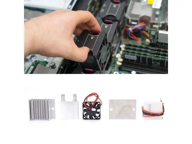 Alt view image 5 of 5 - TEC1-12706 Thermoelectric Cooler Peltier Plate Module 70W High Efficiency Water Cooling System Kit for CPU Cooling Heatsink and DIY Projects