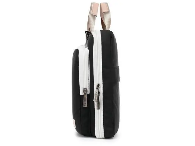 Alt view image 5 of 5 - SANFAN 360 Protective Muti-Pockets Laptop Shoulder Bag Sleeve Case,Laptop Briefcase for 15.6 inch and 16 inch Laptop (Black)