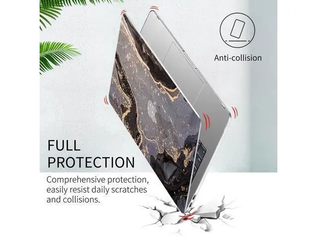 Alt view image 2 of 5 - Watbro Compatible with MacBook Pro 13 inch Case 2020 2019 2018 2017 2016 Release M1 A2338/A2289/A2251/A2159/A1989/A1706/A1708 Laptop Hard Shell Case & Keyboard Cover,Colorful Marble