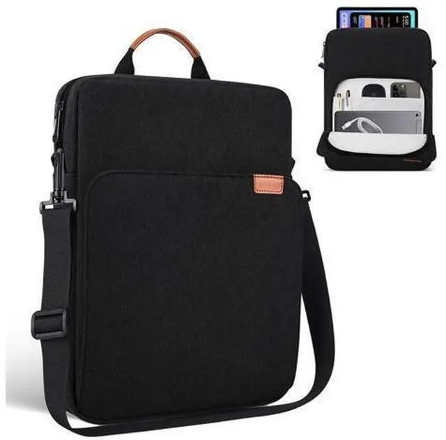 Main image of 11 inch iPad Carrying Bag for 2025 iPad Pro 11 M5 M4 & iPad Air 11 M3 M2, iPad A16 with Magic Keyboard, Protective Travel Shoulder Sleeve Case with Handle, Black