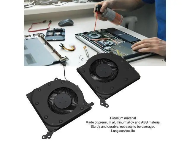 Alt view image 3 of 5 - Legion 5 15IMH05/15ARH05 Laptop CPU & GPU Cooling Fan, 4 Pin DC 5V