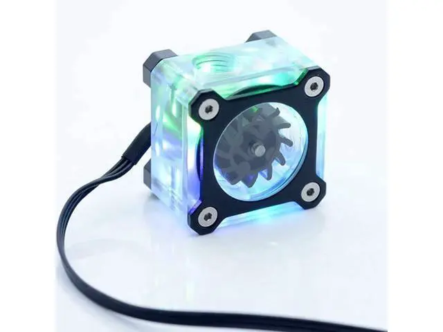 Alt view image 3 of 5 - R3 RGB Colorful PC Water Meter, Water Cooling Meter Indicator with G1/4 Female Thread, for Computer Water Cooling