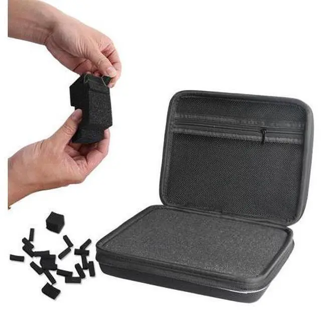 Main image of KIPYENB Electronics Bag,DIY Sponge Protection Electronic Organizer Travel Carrying Case Tech Accessories Hard Case Tech Pouch for Mouse Projector Charger Phone Earphone Hard Disk