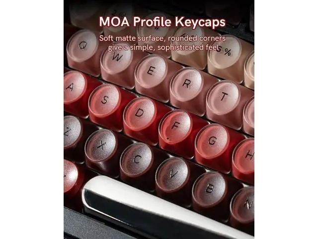 Alt view image 5 of 5 - Keyporia PBT Keycaps, Matte Red Lipstick Jelly Keycaps MOA Profile, 129 Keys Elegant Cute Custom Key caps for 61/68/84/87/98/100 Cherry Gateron MX Mechanical Keyboards, No Tear & Never Fades