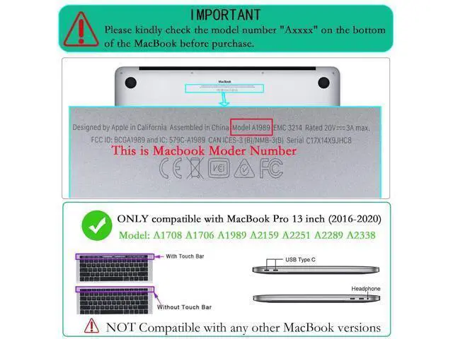Alt view image 2 of 5 - LanBaiLan Compatible for MacBook Pro 13 inch with Touch Bar 2016-2022 Release M1 M2 A2338 A2289 A2251 A2159 A1989 A1706 A1708 Plastic Laptop Protective Case & Keyboard Cover, Matcha Green Marble