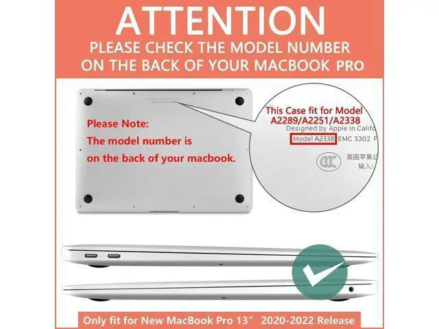 Alt view image 2 of 5 - CISSOOK Compatible with MacBook Pro 13 inch Case M2 2025-2020 A2338 M1&M2 A2251 A2289, Plastic Hard Shell with Keyboard Cover &Screen Protector for MacBook Pro 13 Touch Bar, Tropical Leaf