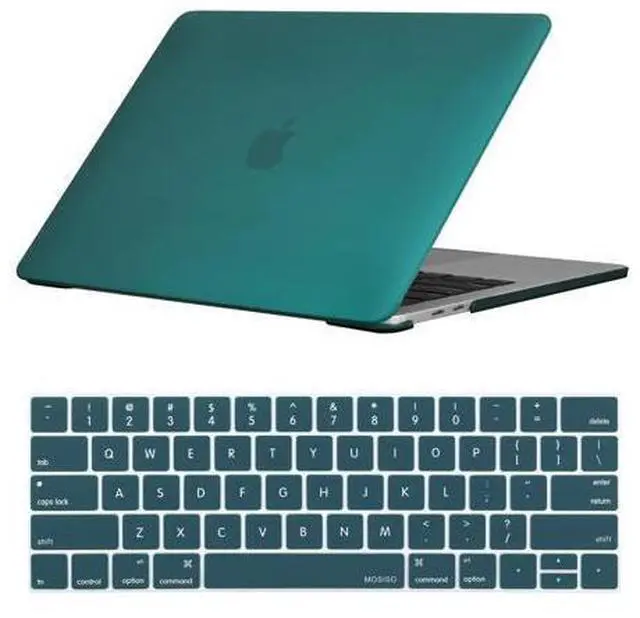 Main image of Se7enline Compatible with MacBook Pro 15 inch Case Plastic Hard Shell Protective Carrying Case for Mac Pro 15-inch with Touch Bar Model A1707/A1990 2016/2017/2018/2019 with Keyboard Cover,Deap Teal