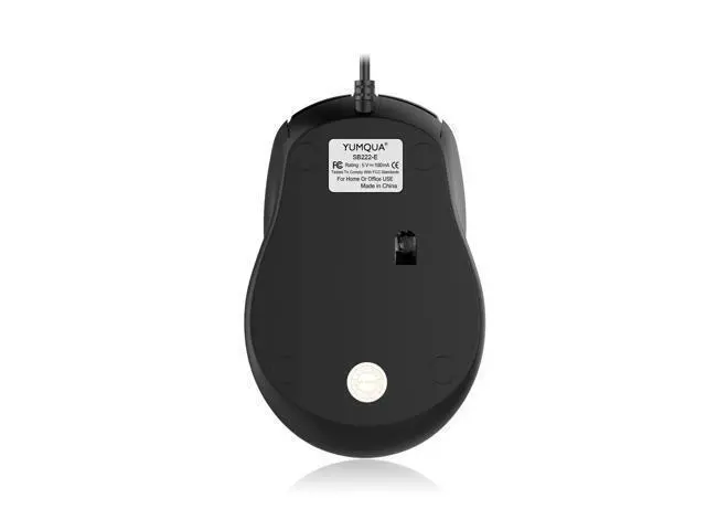 Alt view image 5 of 5 - YUMQUA G222 Computer Mouse Wired 4 Pack, Bulk USB Corded Mouse, Office & Home Silent Optical Mice with 2 Adjustable DPI for Computer Laptop Desktop PC