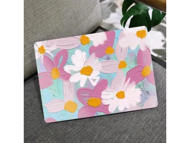 Alt view image 5 of 5 - MEEgoodo Case for MacBook Pro 13 inch Case 2022 2021 2020 New A2338 M2/M1 A2251 A2289, Laptop Hard Shell with Keyboard & Camera Cover Compatible with 13 inch MacBook Pro, Art Plants Floral