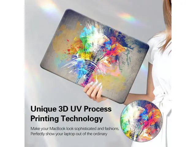 Alt view image 2 of 5 - Funut for MacBook Air 13.6 inch Case 2025 2024 2023 2022 Release M2 M3 M4 A3240 A3113 A2681, Funut Plastic Laptop Hard Shell Case & Keyboard Cover for M2 M3 M4 MacBook Air 13 inch, 11Creative Lamp