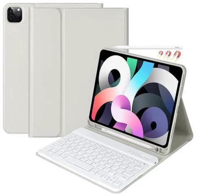 Main image of Keyboard Case for iPad Air 11 inch (M3 2025 / M2 2024) & iPad Pro 11 inch (4th/3rd/2nd/1st) Gen - Magnetic Detachable Bluetooth Keyboard with Pencil Holder for 10.9" iPad Air 4th/5th Gen (Gray)