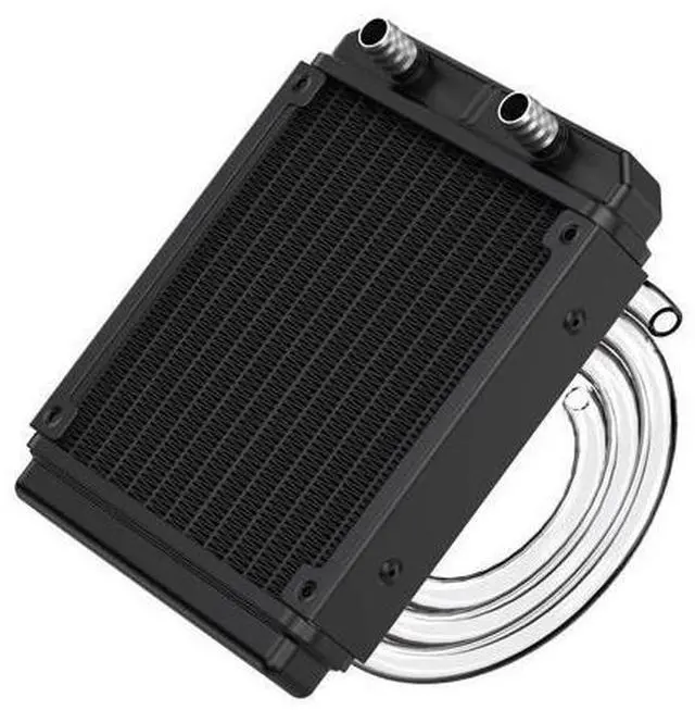Main image of Clyxgs Water Cooling Radiator, 12 Pipe Aluminum Heat Exchanger Radiator with Tube for PC CPU Computer Water Cool System DC12V 120mm