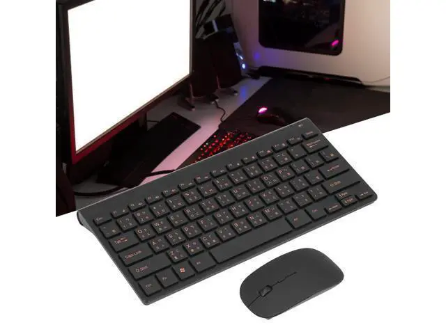 Alt view image 2 of 5 - Bilingual Chinese English 2.4G Computer Keyboard, 78 Keys Keyboard Mouse Combo, Mute Traditional Chinese Keyboard
