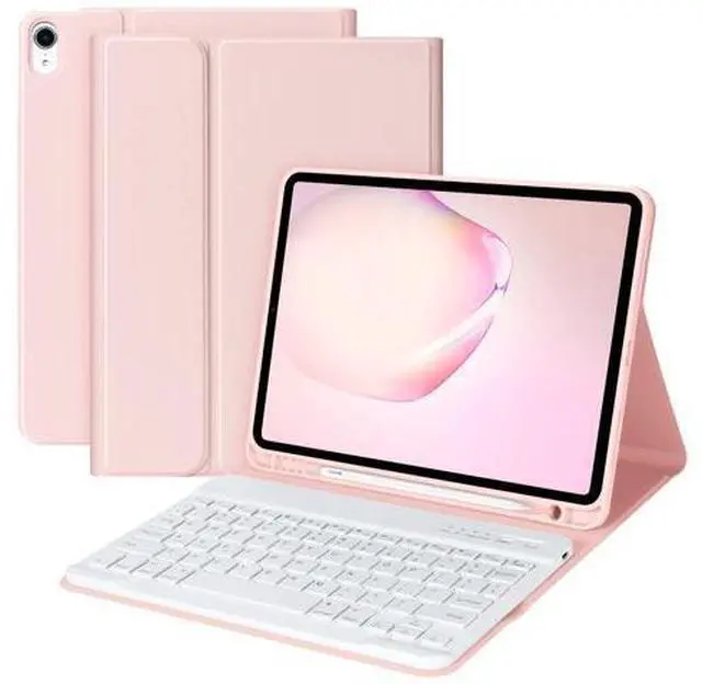 Main image of BQSS Keyboard Case for iPad Air 11 Inch M3/M2 (2025/2024) Wireless Keyboard Case for iPad Air 10.9 Inch 5th/4th Generation (2022/2020) Detachable for iPad Pro 1st Case with Pencil Holder Pink