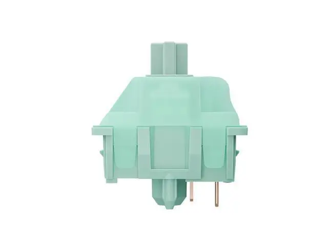 Alt view image 3 of 5 - Gateron Jade Mint Keyboard Switches, Linear RGB LED 5 Pin 22mm Dual-Stage Spring Factory Pre-lubed 55gf Switches for Mechanical Keyboard(90PCS)