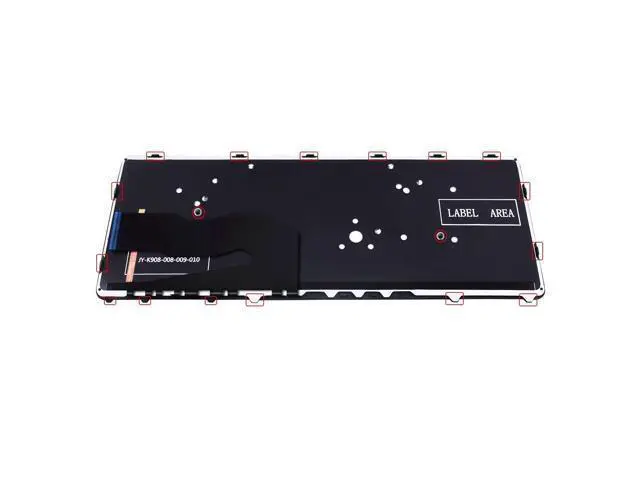 Alt view image 2 of 5 - SUNMALL Laptop Keyboard Replacement with Backlit (Without Pointer) Compatible with HP EliteBook 840 G1 G2 / 850 G1 G2 / 745 G1 G2/HP ZBook 14 Series Laptop US Layout (with Black Frame)