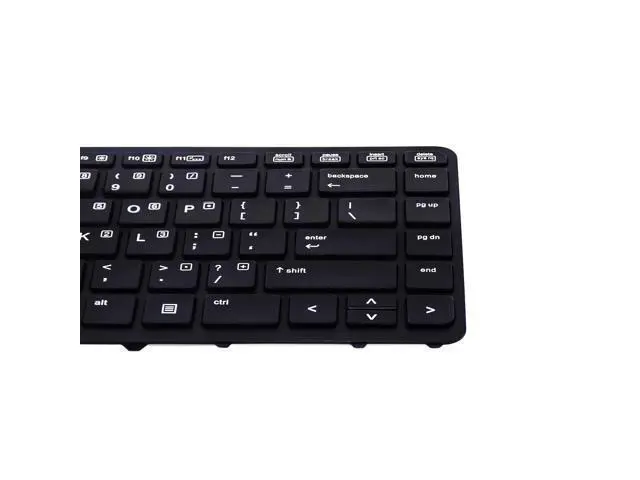 Alt view image 4 of 5 - SUNMALL Laptop Keyboard Replacement with Backlit (Without Pointer) Compatible with HP EliteBook 840 G1 G2 / 850 G1 G2 / 745 G1 G2/HP ZBook 14 Series Laptop US Layout (with Black Frame)