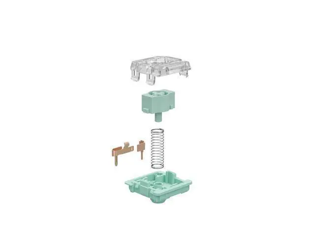 Alt view image 2 of 5 - GATERON Jade Low Profile Keyboard Switches, 65gf 3 Pin Tactile Pre-lubed Switches RGB LED for MX Mechanical Keyboard(72PCS)