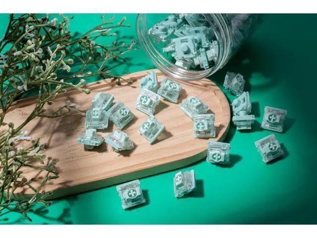 Alt view image 5 of 5 - GATERON Jade Low Profile Keyboard Switches, 65gf 3 Pin Tactile Pre-lubed Switches RGB LED for MX Mechanical Keyboard(72PCS)