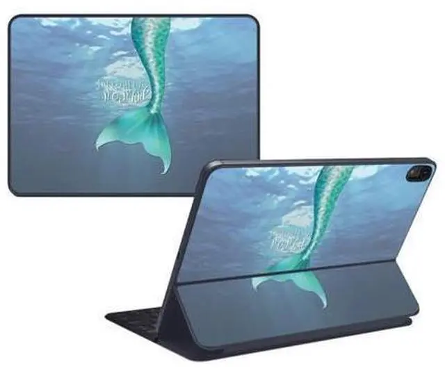 Main image of MightySkins Skin Compatible with Apple iPad Pro Smart Keyboard 12.9" (2018) - Im Really A Mermaid - Protective, Durable, and Unique Vinyl Decal wrap Cover - Easy to Apply, Remove - Made in The USA