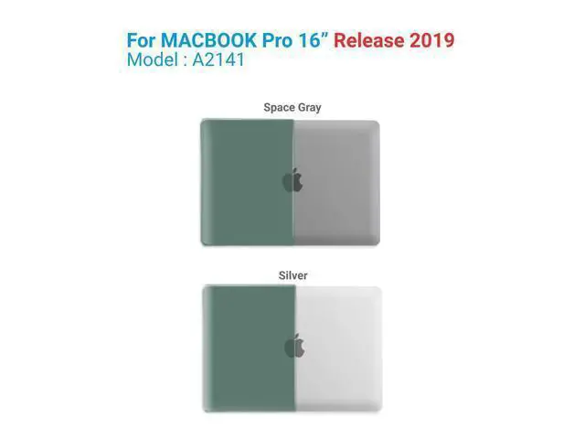 Alt view image 3 of 5 - IBENZER Compatible with MacBook Pro 16 Inch Case A2141 Release 2020 2019, Hard Shell Case with Keyboard Cover & Type C Adapter for Old Version Mac Pro 16, Midnight Green, T16-MTGN+1TC