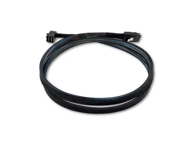 Alt view image 2 of 5 - Sonilco High-Performance Mini SAS HD Cable 90 Degree SFF-8643 to SFF-8087 Data Transfer Right Angle Cord (2 Cables, 0.5 M / 1.6 Feet)