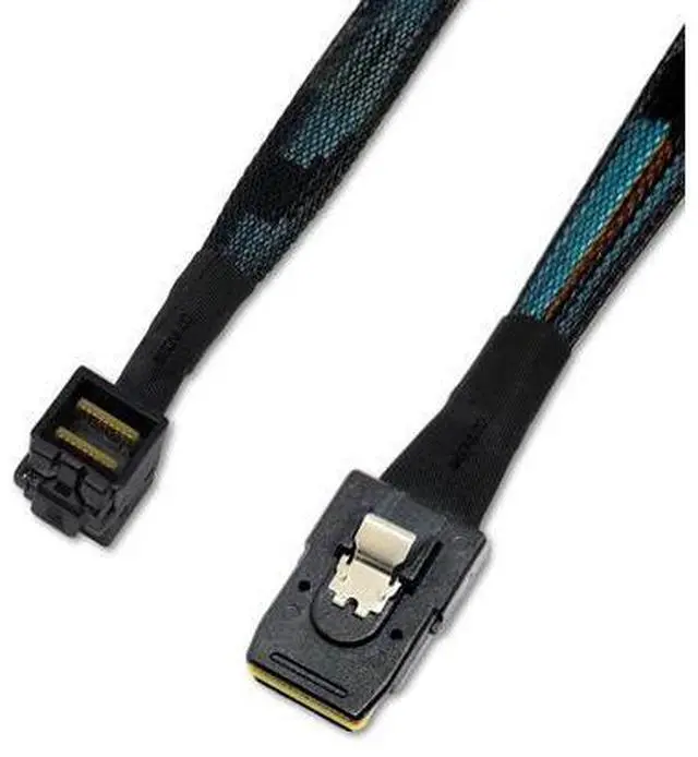 Main image of Sonilco High-Performance Mini SAS HD Cable 90 Degree SFF-8643 to SFF-8087 Data Transfer Right Angle Cord (2 Cables, 0.5 M / 1.6 Feet)
