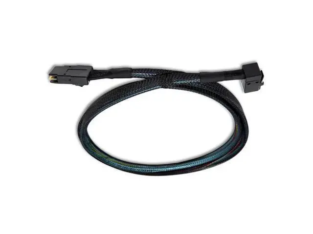 Alt view image 5 of 5 - Sonilco High-Performance Mini SAS HD Cable 90 Degree SFF-8643 to SFF-8087 Data Transfer Right Angle Cord (2 Cables, 0.5 M / 1.6 Feet)
